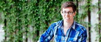 Photo d'un étudiant au Bac