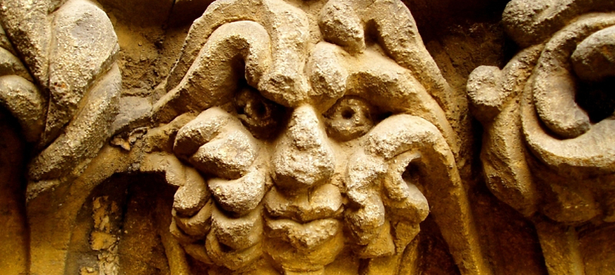 Détail d'une architecture médiévale